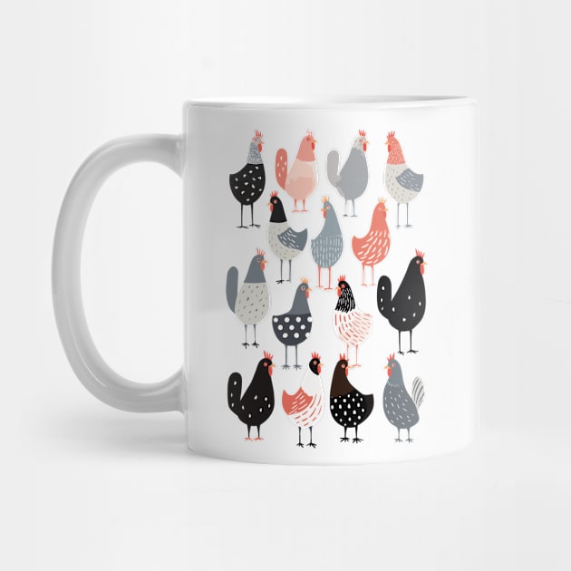 Cluck Yeah! Funny Chicken Celebration Tee by Indigo Lake